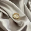 Anillo triple linea Dorado