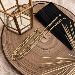 Strap Chapa de oro 18k cadena tipo cartier