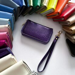Cartera Mini Sintético Metálico Barolo Grabado Pitón (Herraje Oro) DETALLE BICOLOR* NO CAMBIOS