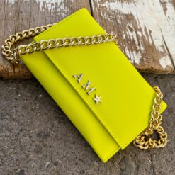 Aura Clutch - Bag Lima Cadena Chunky Oro