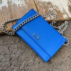 Aura Clutch - Bag Electrico Cadena Chunky Plata