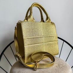 Tote RG Mediana Pitón Oro