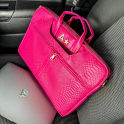 Porta Laptop Grabado Snake Flamingo
