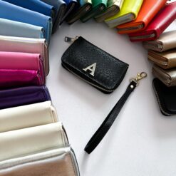 Alternative view of Cartera Mini Sintético Avellana Grabado Pitón (Herraje Oro)