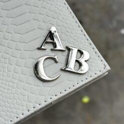 Letra para bolsa MEDIANA PLATA *Sujeta a disponibilidad