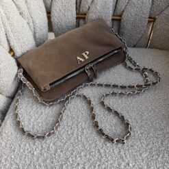 Agni Bag Velvet Arena Herrajes Plata