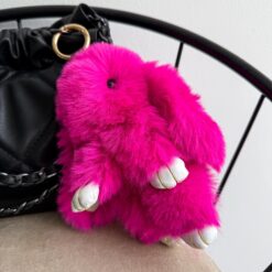 Bunny Charm Neon Pink