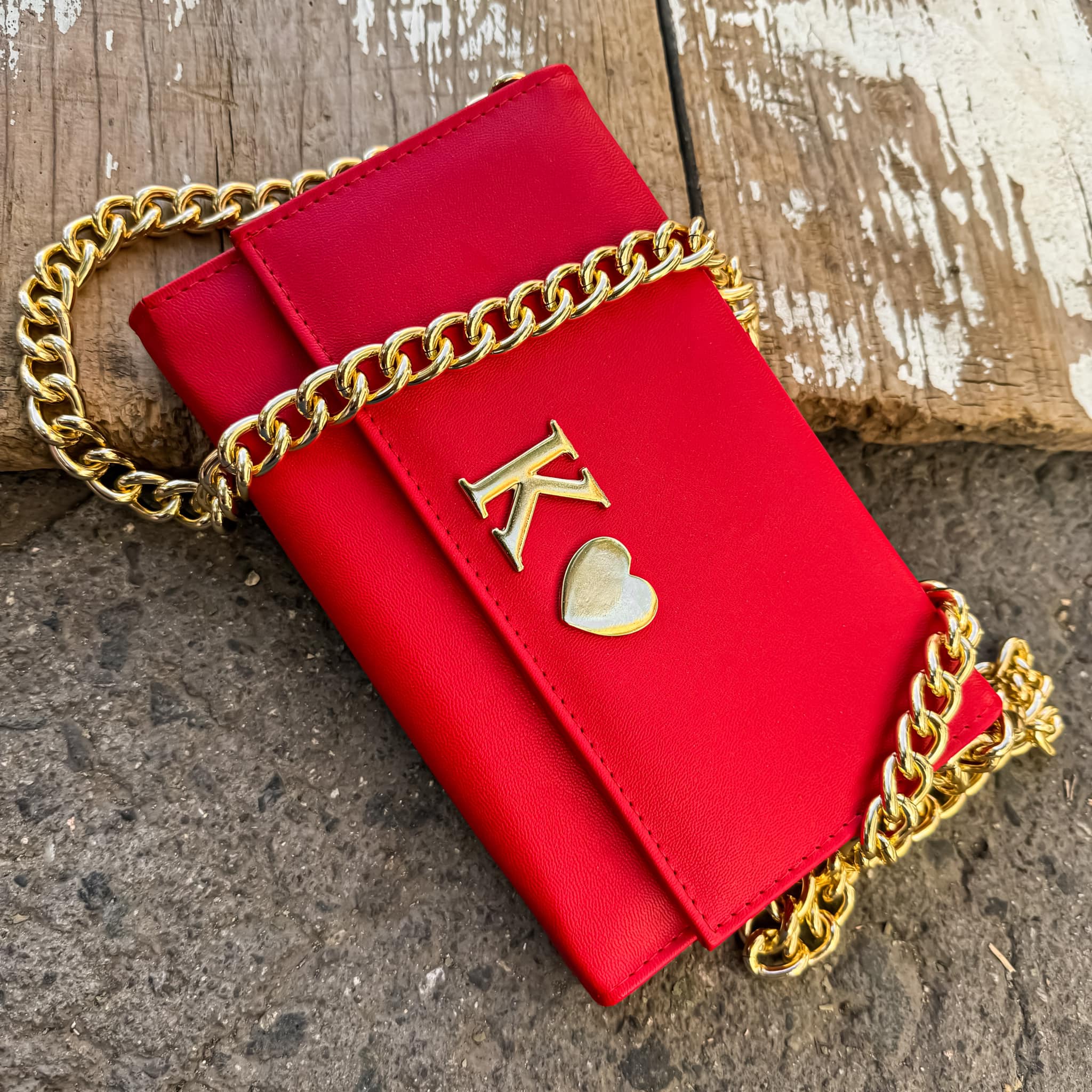 Aura Clutch - Bag Ferrari Cadena Chunky Oro