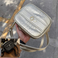 Crossbody +Zipper Color Soft Gold (Herraje Oro)