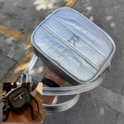 Crossbody +Zipper Color Silver (Herraje Plata)