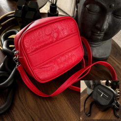 Crossbody +Zipper Color Ferrari (Herraje Plata)