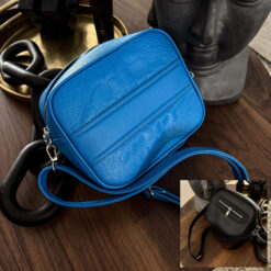 Crossbody +Zipper Color Eléctrico (Herraje Plata)