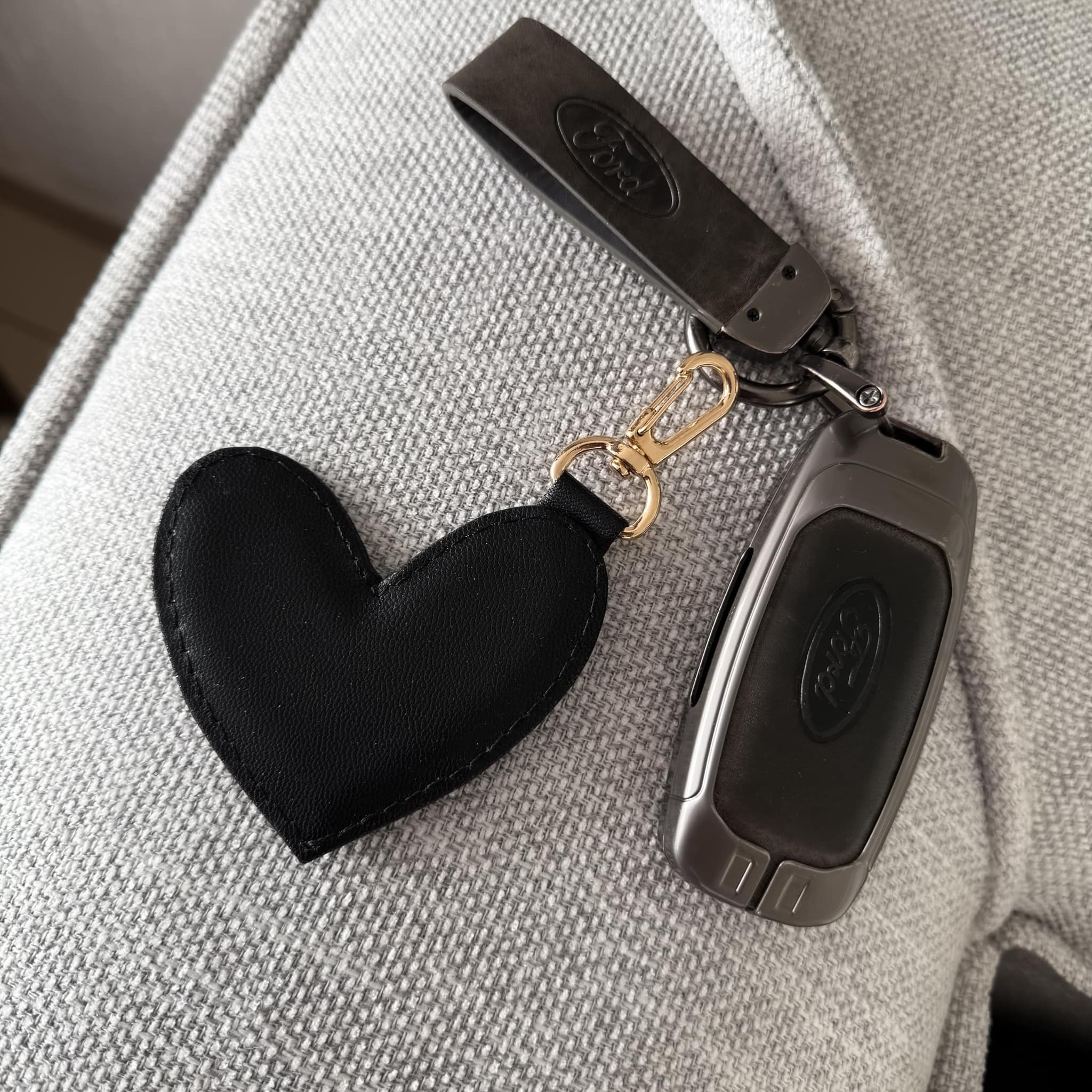 Llavero Heart Negro