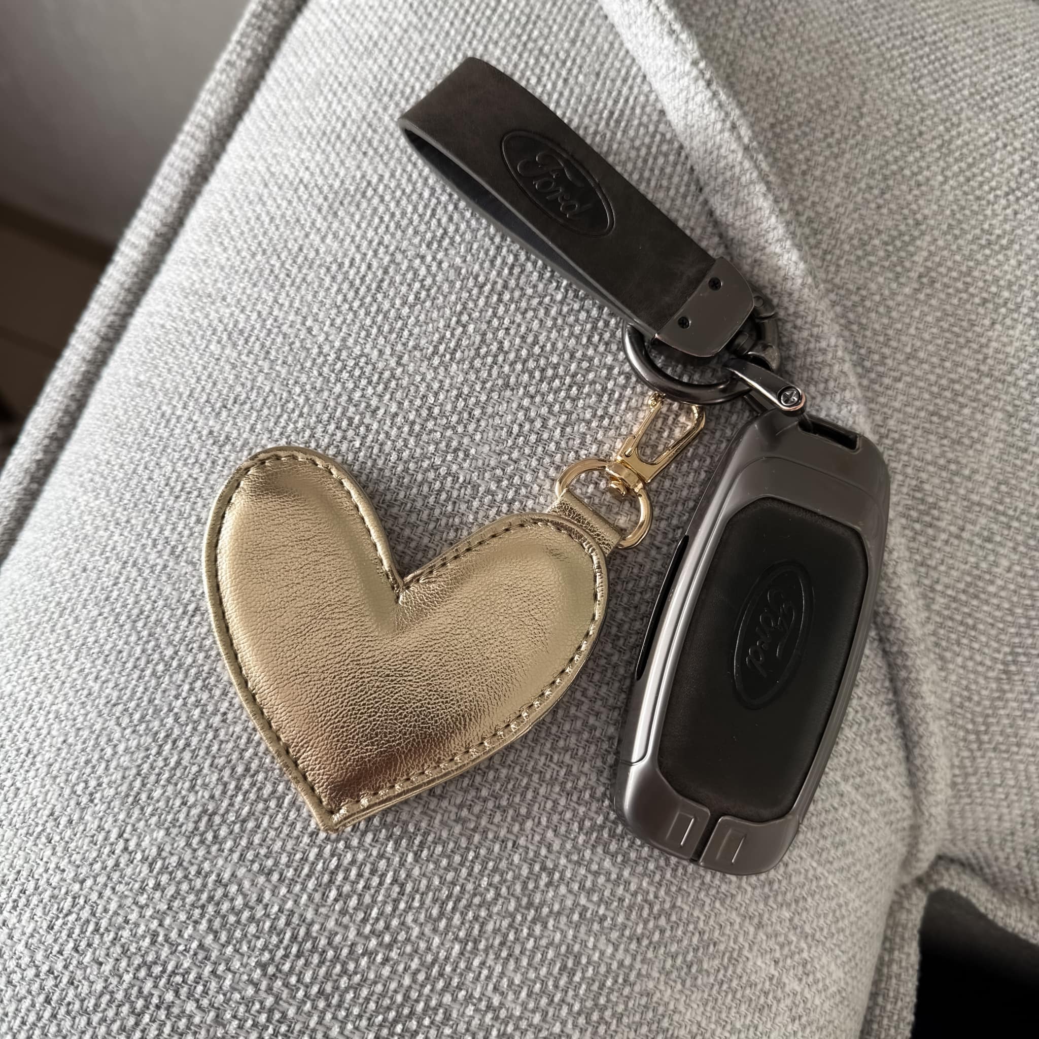 Llavero Heart Champagne