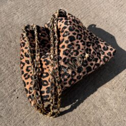 Hera Bag Cadena Oro Color Leopard