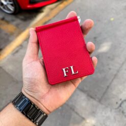Money Clip Wallet Man Rojo