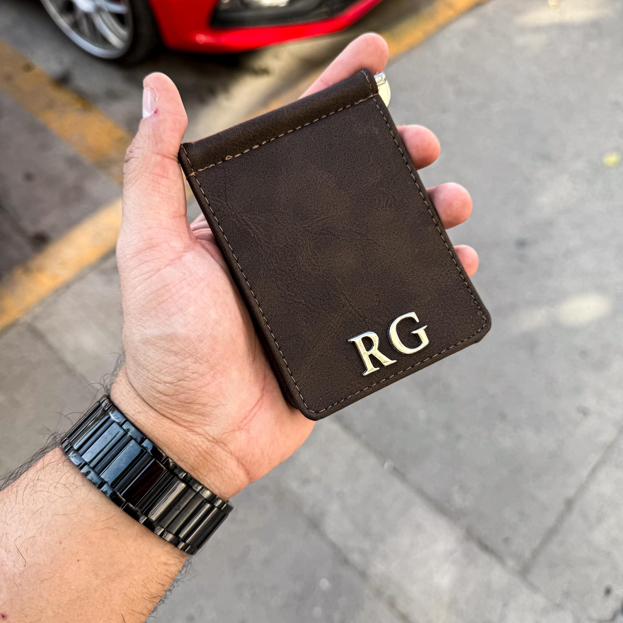 Money Clip Wallet Man Café