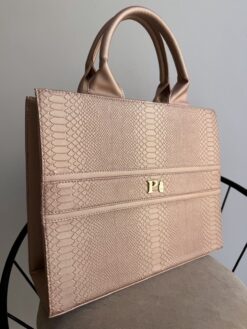 Tote RG Grande Pitón Oro Rosado