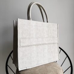 Alpha Tote Colossal Total Pitón Crema