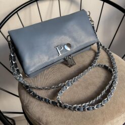 Agni Bag Blue Jeans Herrajes Plata