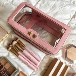 Cosmetiquera Doble Mica Rosa Paraíso