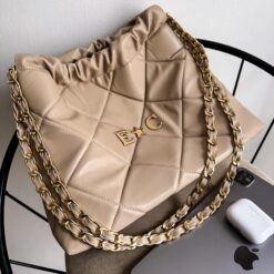 Hera Bag Cadena Oro Color Miga