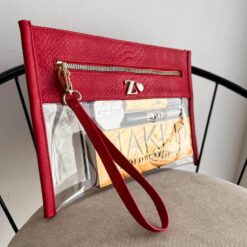 Cosmetiquera Clutch Pitón Ferrari