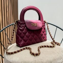 Kelly Nano Burgundy - Herrajes Oro