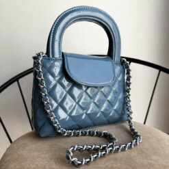 Kelly Nano Shiny Blue Jeans- Herrajes Plata