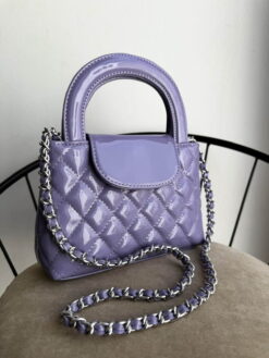 Kelly Nano Shiny Amatista - Herrajes Plata