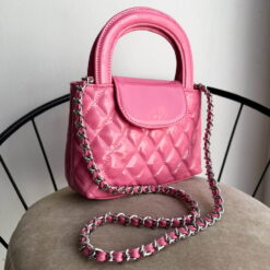 Kelly Nano Shiny Rosa Pop - Herrajes Plata