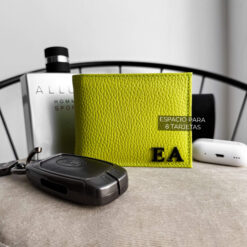 Alternative view of Cartera Orion Green Forest 100% Piel