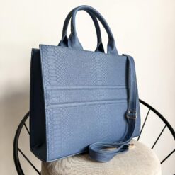 Tote RG Grande Pitón Blue Jeans