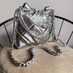 Hera Mini Bag Cadena Plata Color Silver