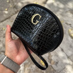 Cosmetiquera N Croco Negro