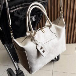 Pañalera Baby Bag Ice Herraje Oro