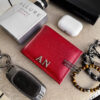 Cartera Orion Rojo 100% Piel