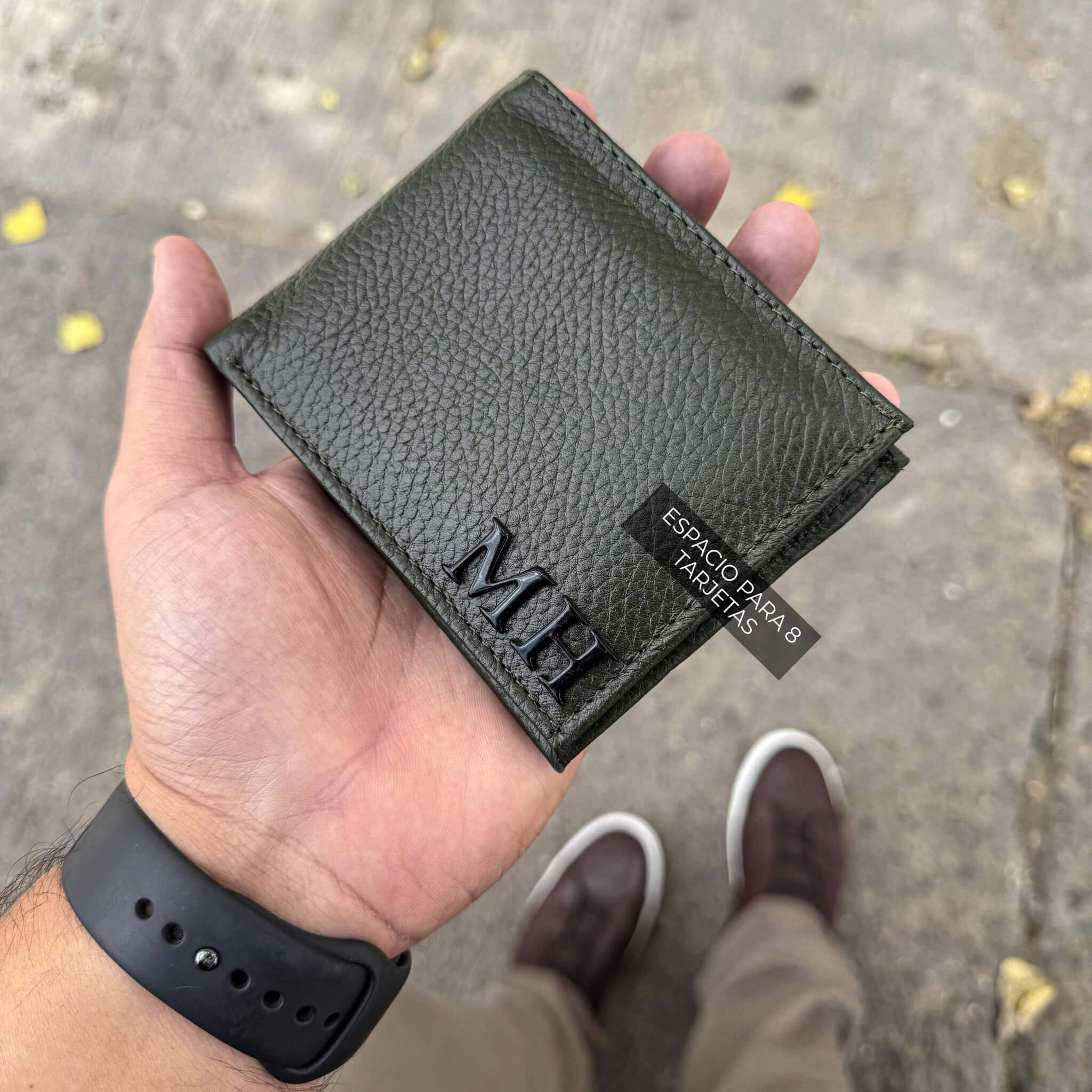 Cartera Orion Militar 100% Piel