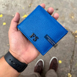 Cartera Orion Cobalto 100% Piel