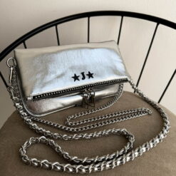 Agni Mini Bag Silver Herrajes Plata+ Filo De puntos