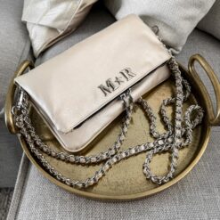Agni Bag Perla Herrajes Plata