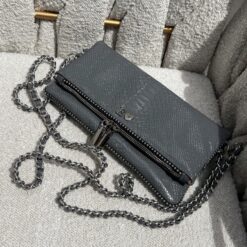 Agni Bag Charol Pitón Tizón Herrajes Plata