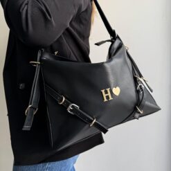 Raissa Luxe Negro Herrajes Mixtos