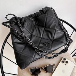 Hera Bag Cadena Negro Color Negro