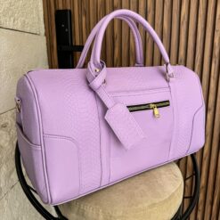 Journey Bag Pitón Lavanda