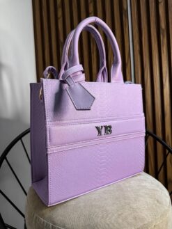 Premium Tote Mediana Lavanda (Tag Incluido)