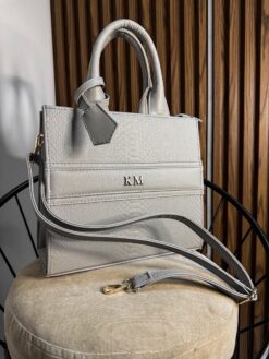 Premium Tote Mediana Cemento (Tag Incluido)