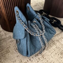 Soho 25 Small Denim Ripped Herraje Plata