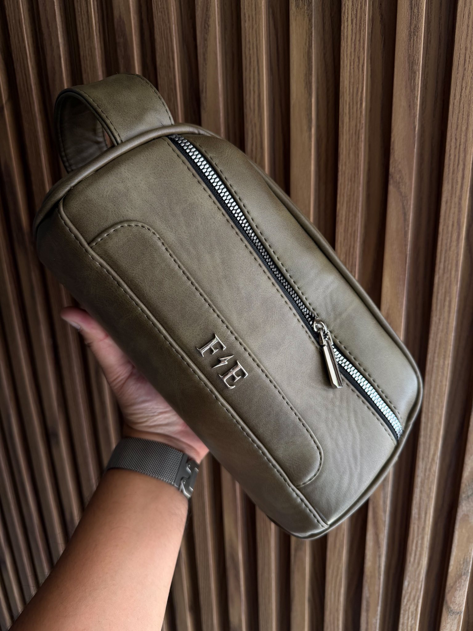 Neceser Man Color Crazy Verde-Gris