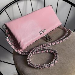 Agni Bag Rosa Paraíso Herrajes Plata